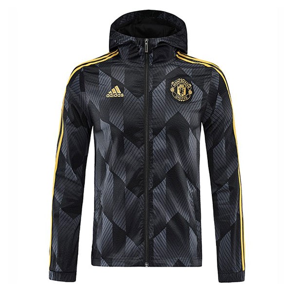 Windjacke Manchester United 2022-23 Grau Schwarz